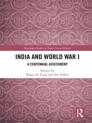 cover image of India and World War I